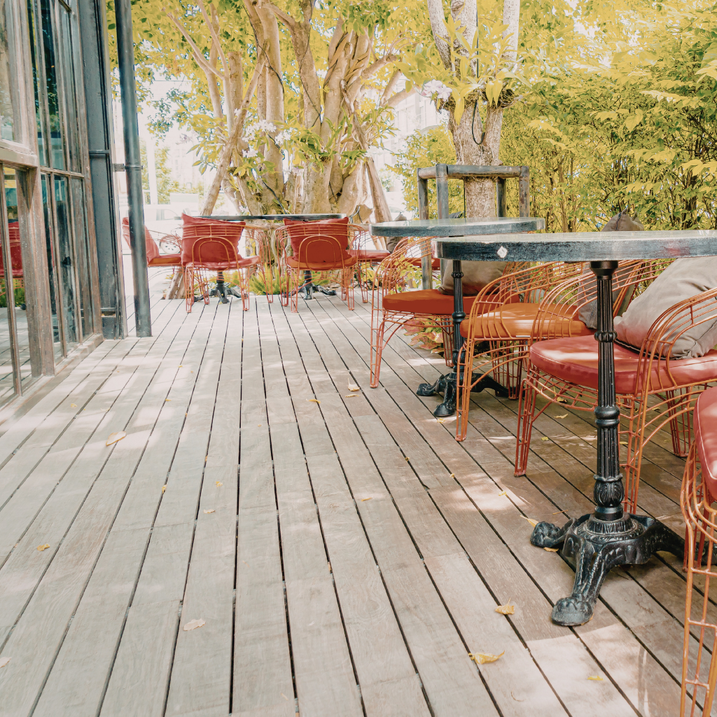 New Decked Patios in Eastham