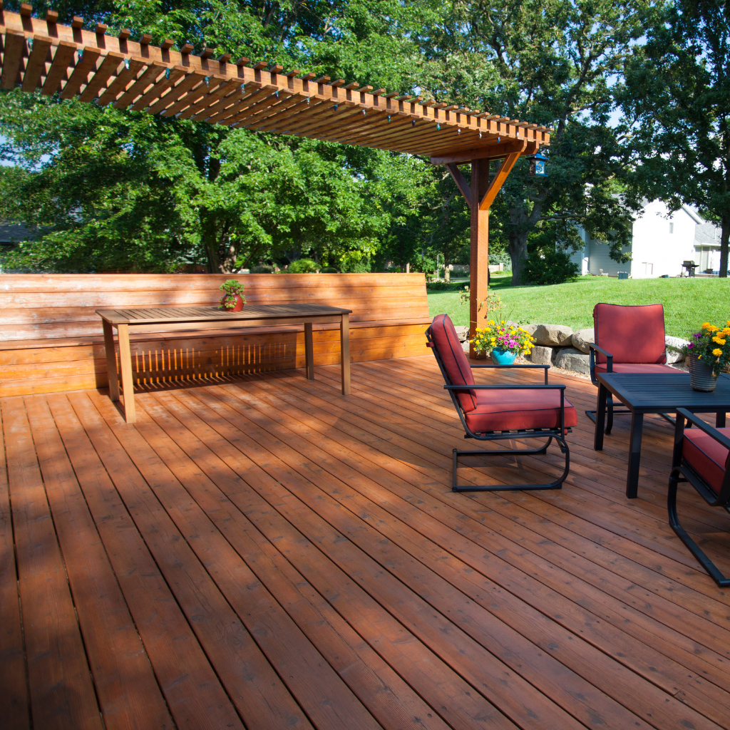 Patio Decking Replaced in Eastham